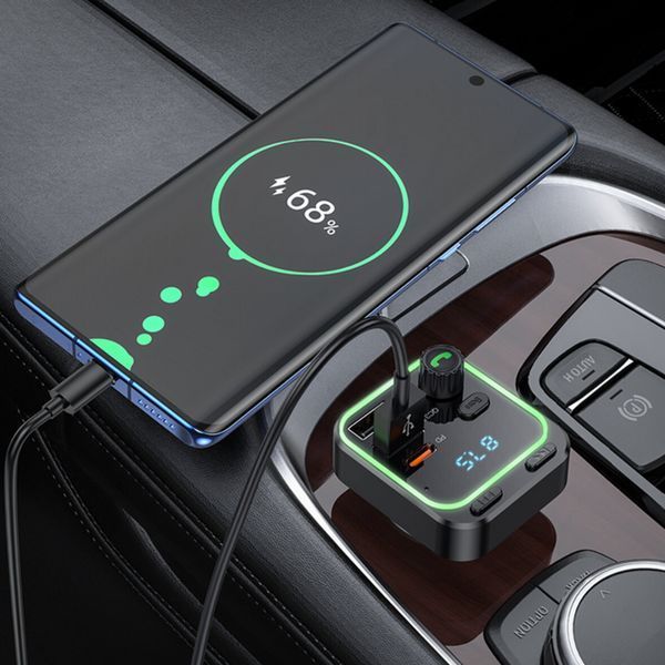 ФМ модулятор Borofone BC59 Heroic car BT FM transmitter black NLM-96146 фото