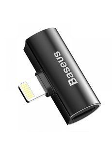 Перехідник Baseus Lightning M to 2xLightning F Black( CAL46-01) NLM-77725 фото