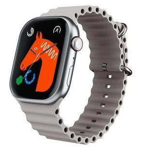 Смарт-годинник Smart Watch XO W8 Pro 49 mm з функцією дзвінка Silver NLM-91321 фото