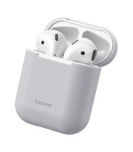 Чохол Baseus case for Airpods Grey (WIAPPOD-BZ0G) NLM-77731 фото