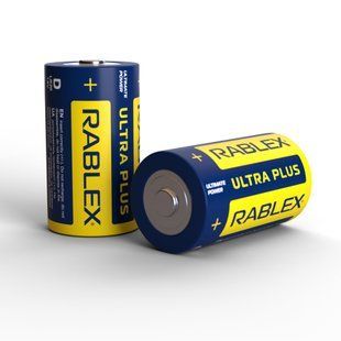Батарейки Rablex LR20/D Ultra Plus 2шт. NLM-96763 фото
