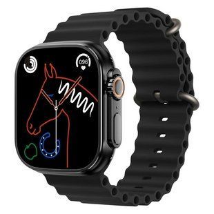 Смарт-годинник XO M8 Pro Wireless Charging Smart Sports Watch.BT Call, Track, HeartRate, IP68 black NLM-91324 фото