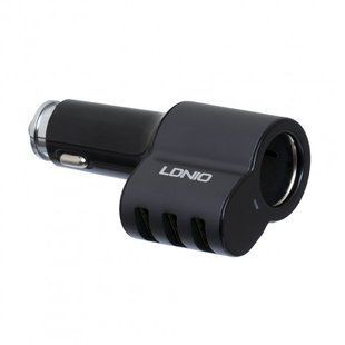 Автомобільний зарядний пристрій LDNIO CM11 V8 3 USB NLM-68209 фото