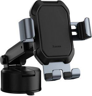 Кріплення для телефону Baseus Tank gravity car holder with suction base Tarnish (SUYL-TK01) NLM-93658 фото