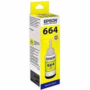 Чорнило EPSON L100 Yellow ink bottle 70ml (C13T66444A) NLM-76364 фото