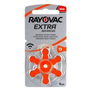 Батарейки RAYOVAC EXTRA ADVANCED V13 6 шт NLM-64643 фото
