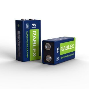 Батарейка крона Rablex 6LR61 shrink 1шт. NLM-76707 фото