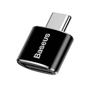 Адаптер Baseus Mini USB female to Type-C male adapter converter Black (CATOTG-01) NLM-91746 фото
