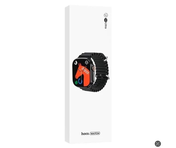 Cмарт-годинник Hoco Y12 Ultra з функцією розмови Black NLM-91924 фото