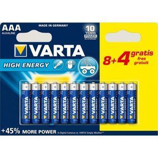 Батарейки Varta LR3 Longlife Power (8 шт.) NLM-57052 фото