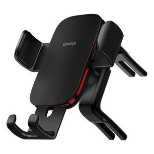 Кріплення для телефону Baseus Metal AgeⅡ Gravity Car Mount Black (SUJS030001) NLM-93663 фото