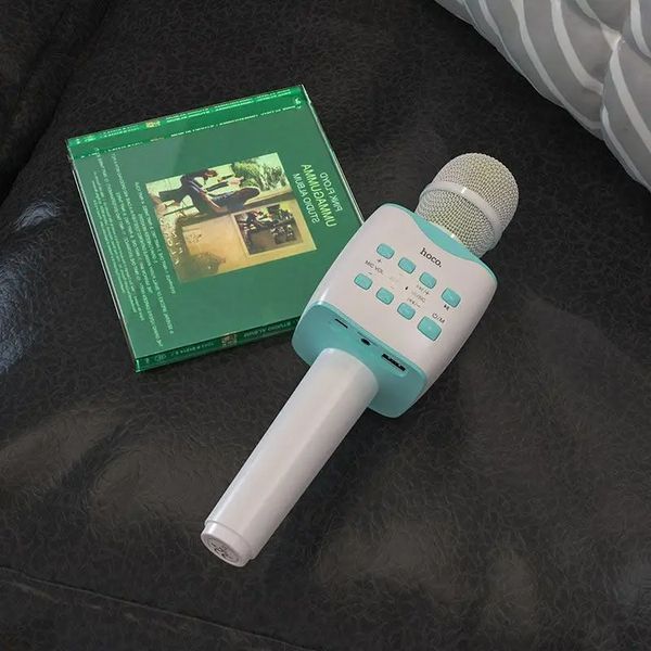 Мікрофон-колонка HOCO BK5 Cantando karaoke microphone Bluetooth blue NLM-87975 фото