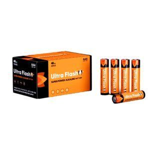 Ultra Flash LR3/AAA 4шт SHRINK Super Power Alkaline /40/1000 NLM-99232 фото