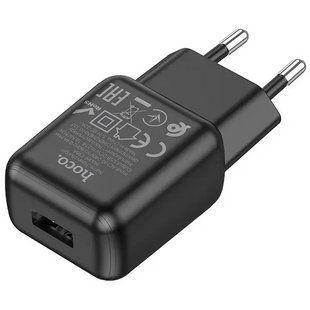 Мережевий зарядний пристрій HOCO C96A single port charger black NLM-87976 фото