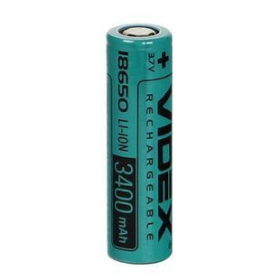 Акумулятор Videx Li-lon 18650-P 3400 color без захисту NLM-68628 фото