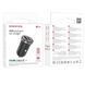 Автомобільний зарядний пристрій Borofone BZ22 Scenery dual port PD30W+QC3.0 car charger black NLM-92843 фото 2