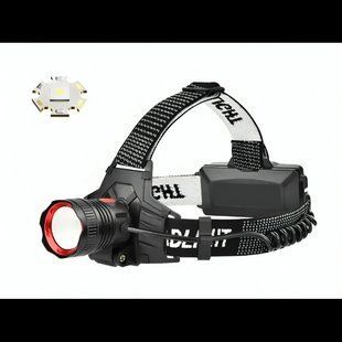 Ліхтарик налобний PL 177 (TG LED + 2B + Type-C + 2*18650) NLM-96032 фото