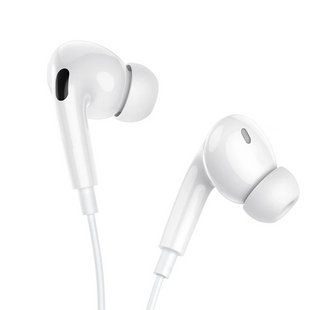 Навушники BOROFONE BM100 Pro Fuente універсальні цифрові earphones with microphone Type-C White NLM-100442 фото