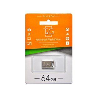 Флеш-накопичувач T&G 105 Metal Series 64Gb Silver NLM-72916 фото