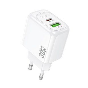 МЗП Hoco CS55A Surplus PD30W+QC3.0 charger(EU) White NLM-99622 фото