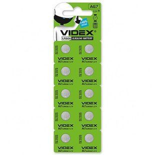 Батарейки Videx AG7 LR927 Alkaline 10 шт NLM-60741 фото
