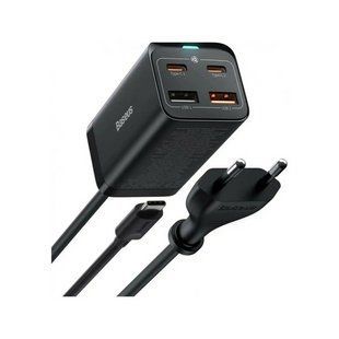 Мережевий зарядний пристрій Baseus GaN3 Pro Desktop Fast Charger 2U+2C 100W EU Black (CCGP000101) NLM-89010 фото