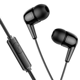 Навушники вакуумні HOCO M97 Enjoy universal earphones with microphone (Black) NLM-87981 фото