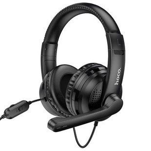 Навушники HOCO W103 PC Magic with microphone Black NLM-82744 фото