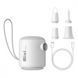 Портативний акумуляторний насос Baseus PocketGo Portable Air Pump Stellar White (C11157700221-00) NLM-93687 фото 1