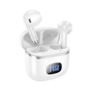 Навушники безпровідні TWS HOCO EQ1 Music guide true wireless BT headset White NLM-99516 фото