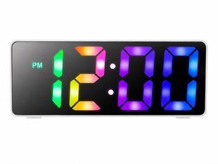 613 Годинник елекронний з LCD-екраном (будильник,вологість,температура) NLM-101054 фото