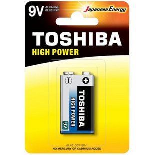 Батарейка Toshiba крона 6F22 1шт. NLM-94510 фото
