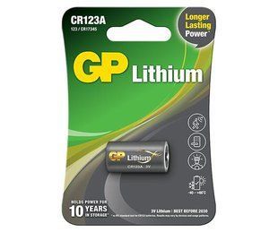 Батарейка GP CR123A 3V Lithium NLM-5102 фото