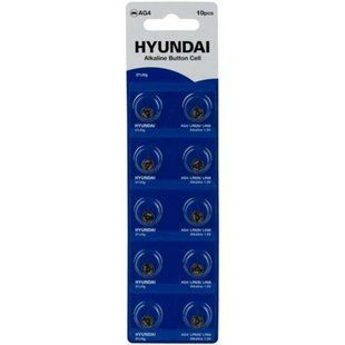 Батарейка Hundai AG4 10шт. NLM-89248 фото