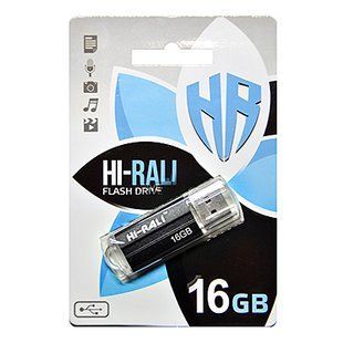 Флеш-накопичувач Hi-Rali 16GB Corsair series Black (HI-16GBCORBK) NLM-67762 фото