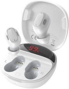 Навушники безпровідні TWS Baseus Encok True Wireless Earphones WM01 Plus (White) (NGWM010002) NLM-91054 фото