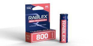 Акумулятор Rablex 18650 800 mAh Li-ion NLM-93359 фото