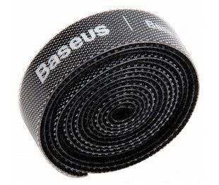 Кабельний органайзер Baseus Colourful Circle Velcro strap (50см) Black (ACMGT-А01) NLM-96604 фото