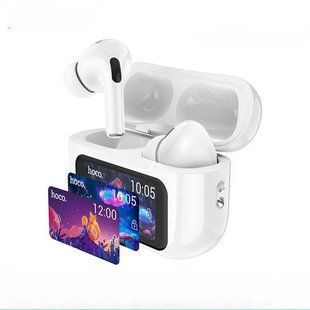 Навушники безпровідні Hoco TWS EW72 Soar true wireless ANC Noise Reduction white NLM-95566 фото