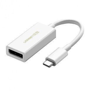 Перехідник UGREEN MM130 USB-C to DisplayPort Adapter (White) (40372) NLM-86009 фото