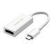 Перехідник UGREEN MM130 USB-C to DisplayPort Adapter (White) (40372) NLM-86009 фото 1