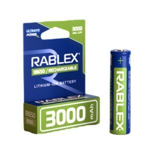Акумулятор Rablex 18650 Li-lon 3000 blister mAh 1pcs ( без захисту) NLM-69423 фото