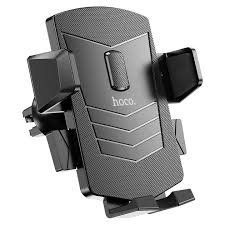 Тримач для телефону в машину HOCO CA86 Davy one-button air outlet car holder Black NLM-95575 фото
