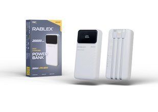 Power Bank Rablex RB21SP 20000mAh Fast charging 200W/ PD40W NLM-97619 фото