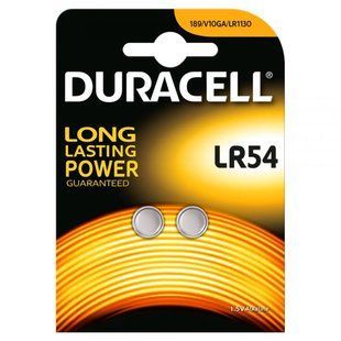 Батарейки Duracell LR54 NLM-62387 фото