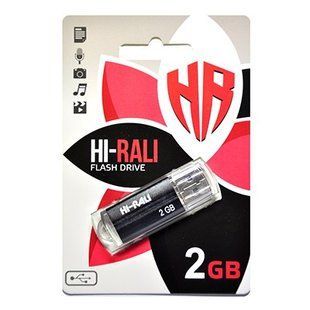 Флеш-накопичувач USB 2GB Hi-Rali Corsair Series Black NLM-67763 фото