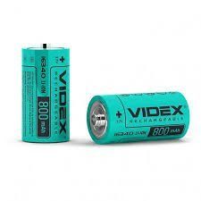 Акумулятор Videx 16340(без захисту) 800mAh NLM-64740 фото