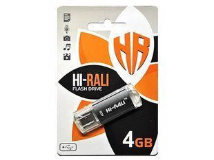 Флеш-накопичувач HI-RALI 4GB ROCKET series Black NLM-66218 фото