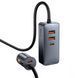 Автомобільний зарядний пристрій Baseus Share Together Car Charger 120W 2x USB-A/2x USB Type-C Grey (CCBT-A0G) NLM-91691 фото 2