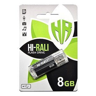 Флеш-накопичувач Hi-Rali Corsair Series 8 Gb Black (HI-8GBCORBK) NLM-67558 фото